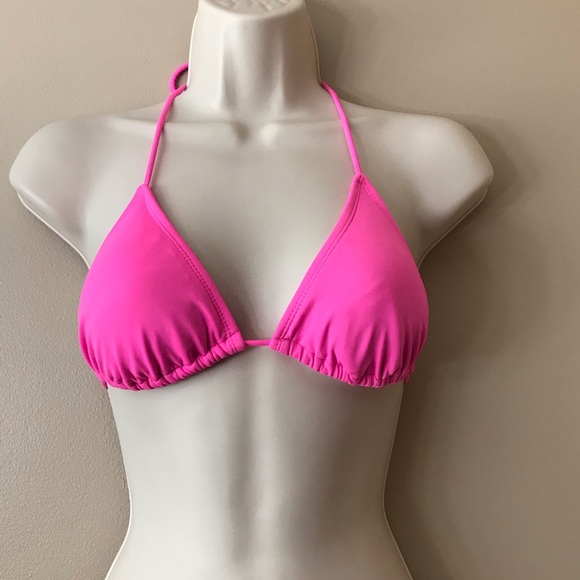 OP Other - OP Triangle String Bikini Top Size Med (7-9) EUC